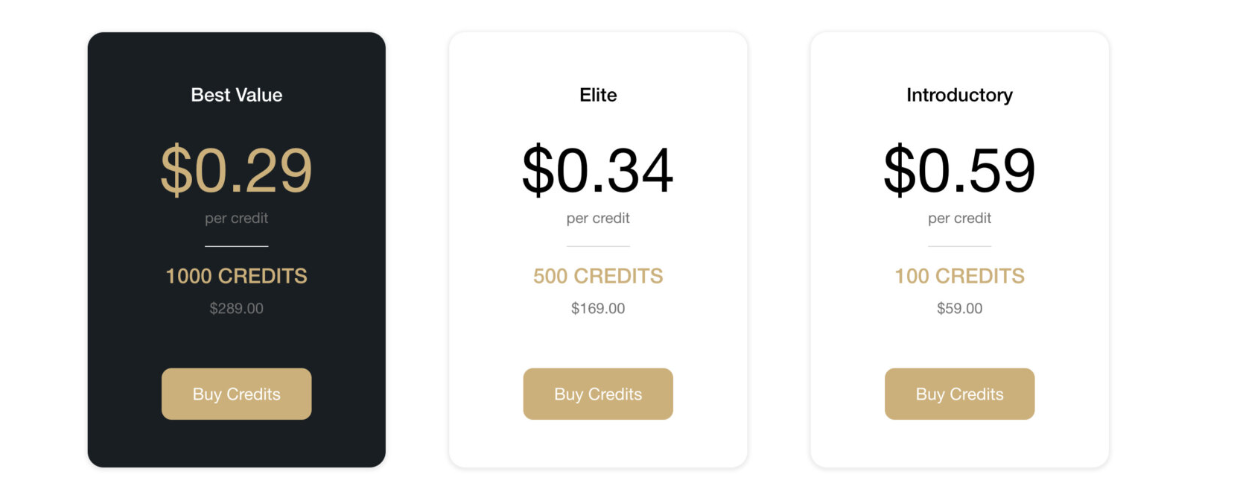 secret benefits pricing